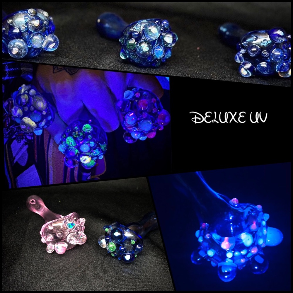 UV and Opal glass pieces.